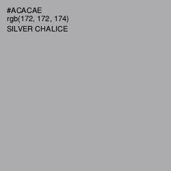 #ACACAE - Silver Chalice Color Image